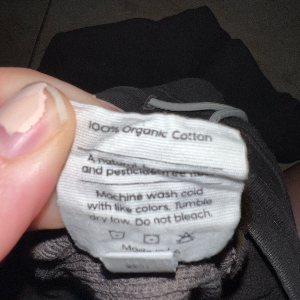 ❗️GUC: MATE The Label Gray Waffle Joggers - XS - Picture 3 of 5